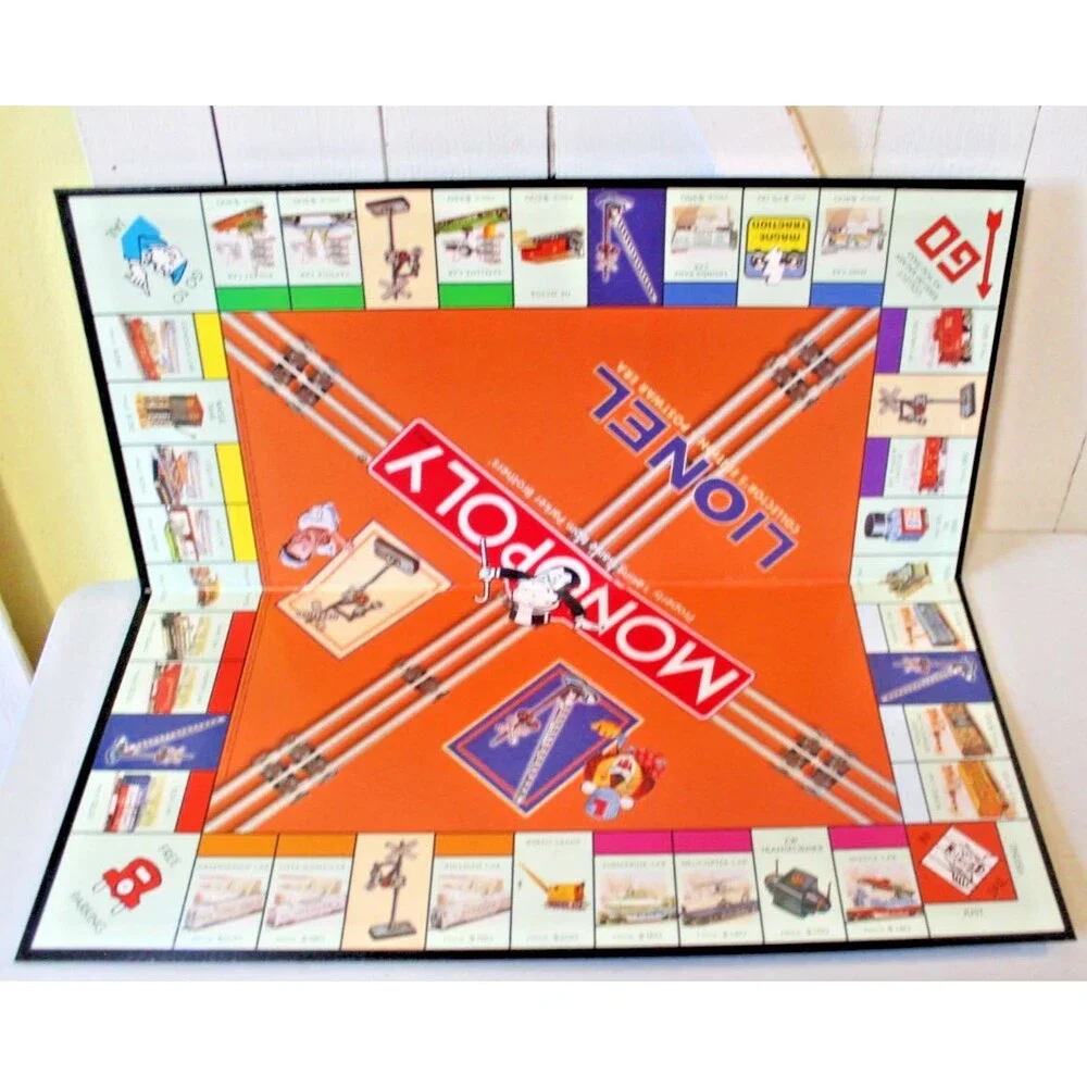 2000 USAopoly Lionel Monopoly Collector's Edition  Postwar Era Complete